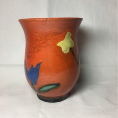 Early Career Handmade Walter Bosse Ceramic Vase, Unique 1930s Item