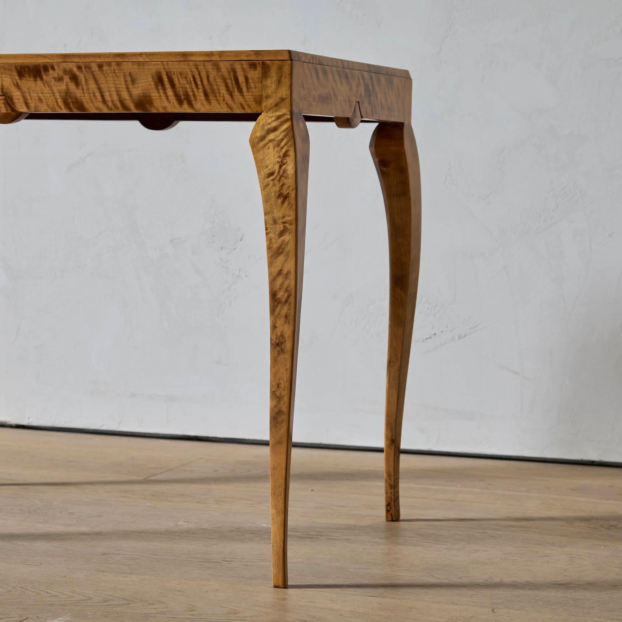 Early Carl Malmsten Writing or Console Table In Good Condition For Sale In Long Island City, NY