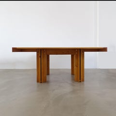 Early Carlo Scarpa Quatour Table for Simon Gavina, Italy, 1974