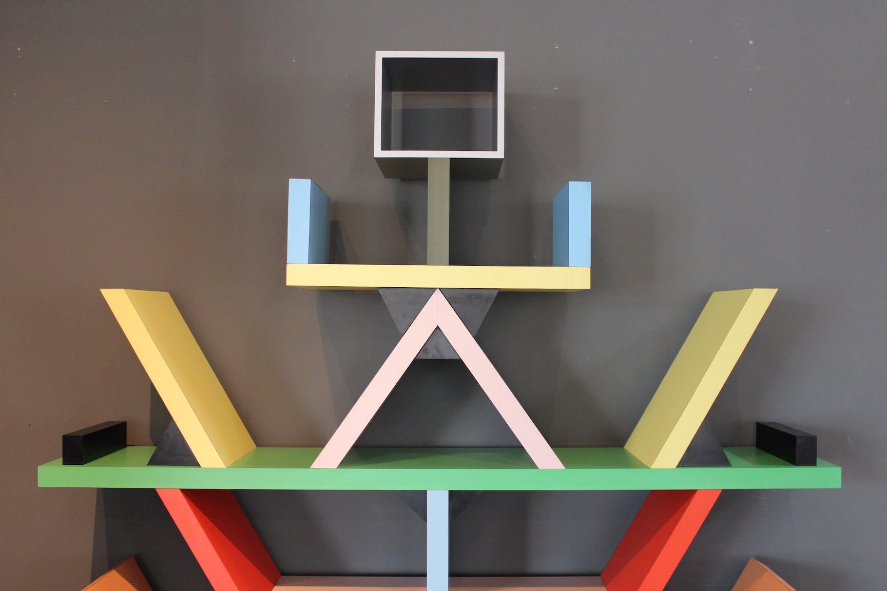 Early Carlton Bookcase Roomdivider by Ettore Sottsass for Memphis, 1981 2