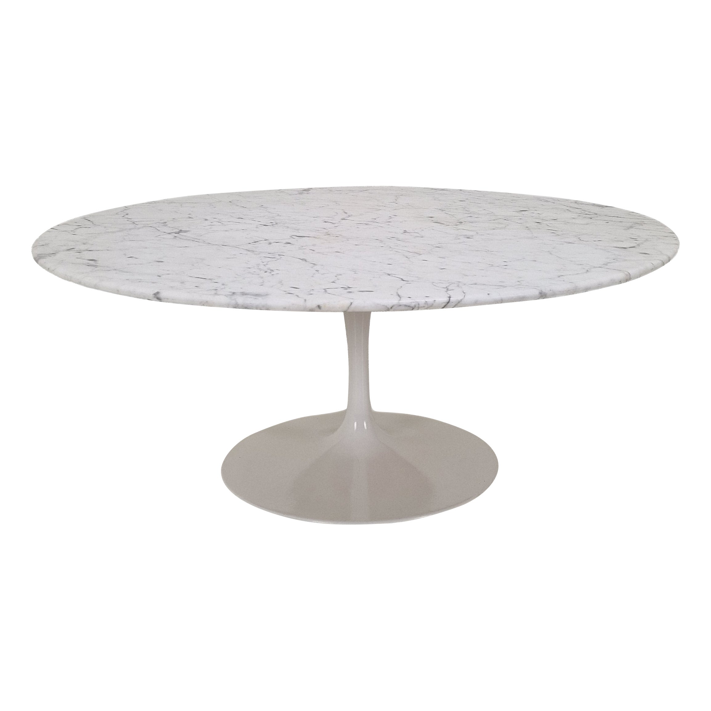 Early Carrara Marble Coffee Table by Eero Saarinen for Knoll International For Sale