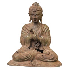 Early Cast Bronze Himalayan-Gandharan or Other Culture Buddha, Rare Survivor Early Cast Bronze Himalayan-Gandharan or Other Culture Buddha, Rare Survivor