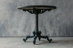 Early Cast Iron Garden Table From France, Circa 1930