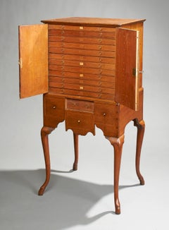 Early Cedrella Collectors Cabinet