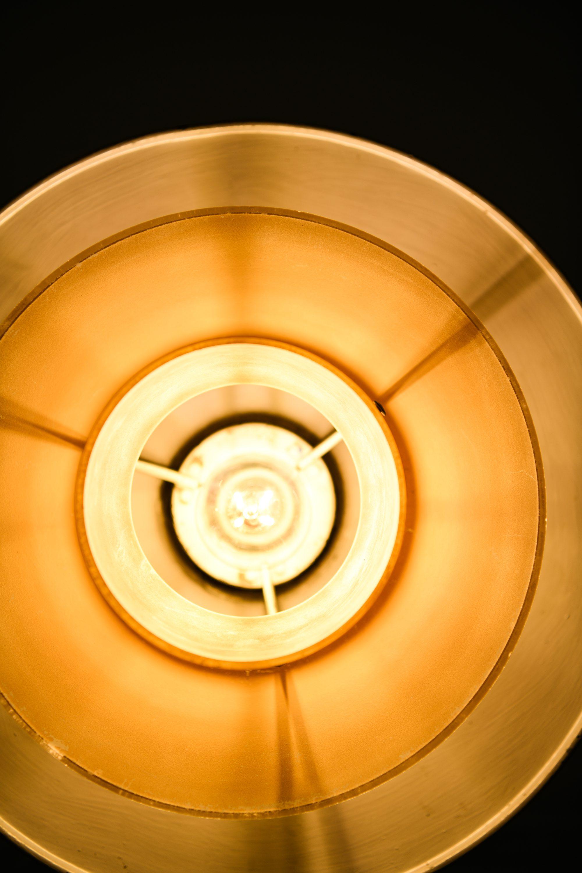 Early Ceiling Lamp in Glass and Copper Shade by Poul Henningsen, 1920's For Sale 1