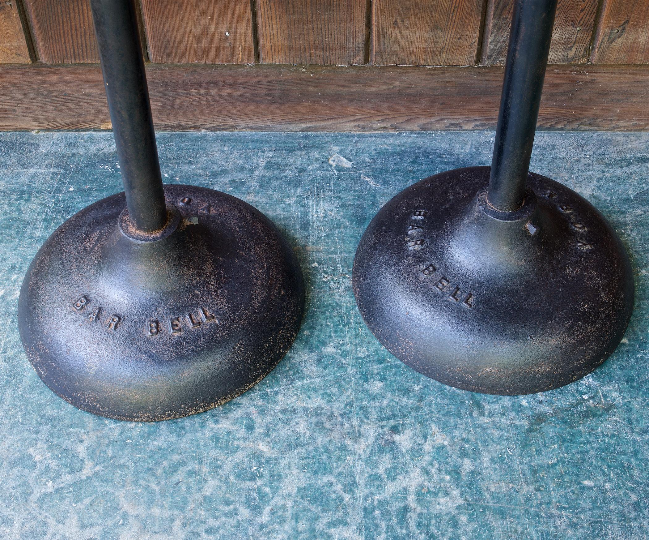vintage york barbell