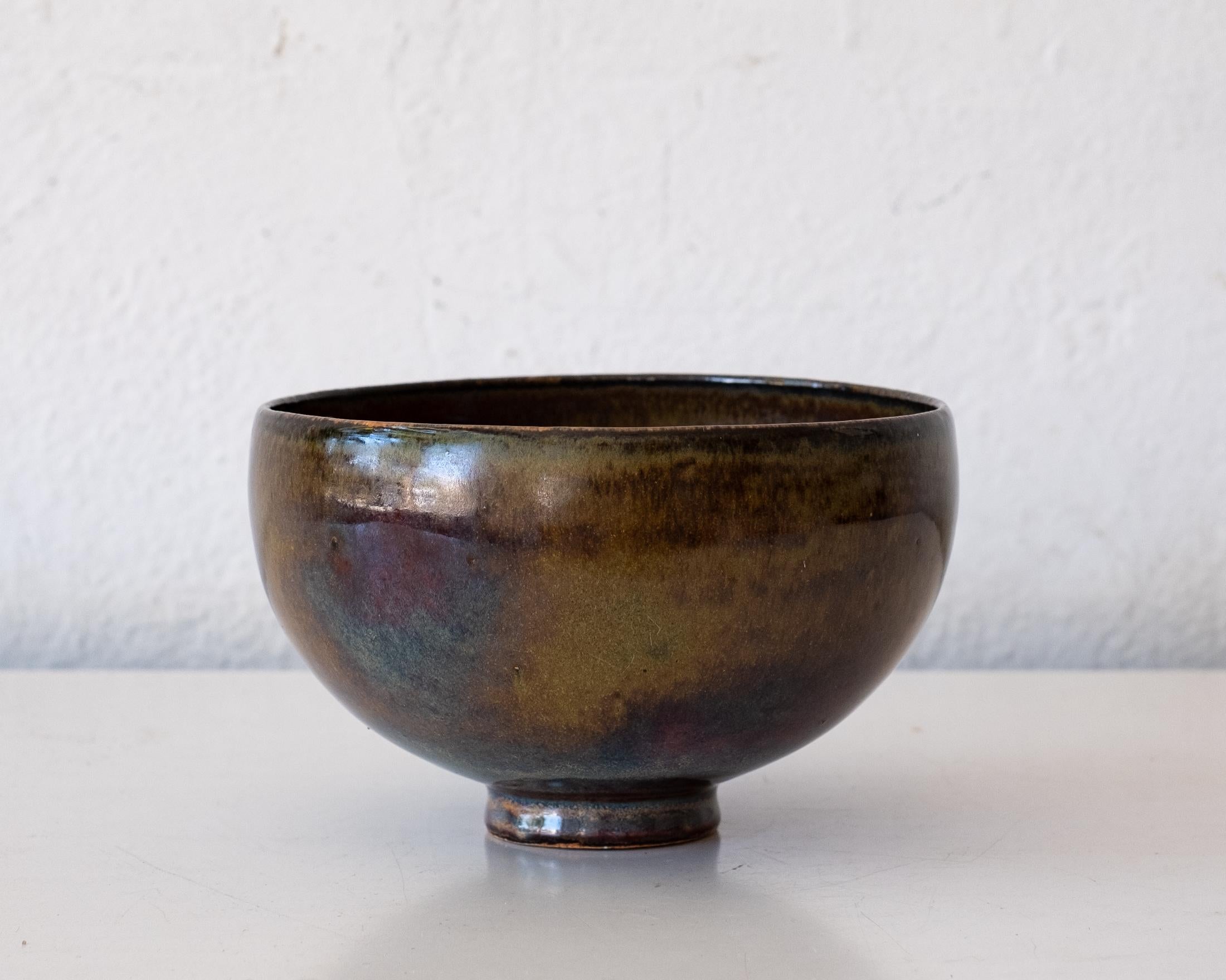 Early Ceramic Bowl by Edwin and Mary Scheier For Sale 7