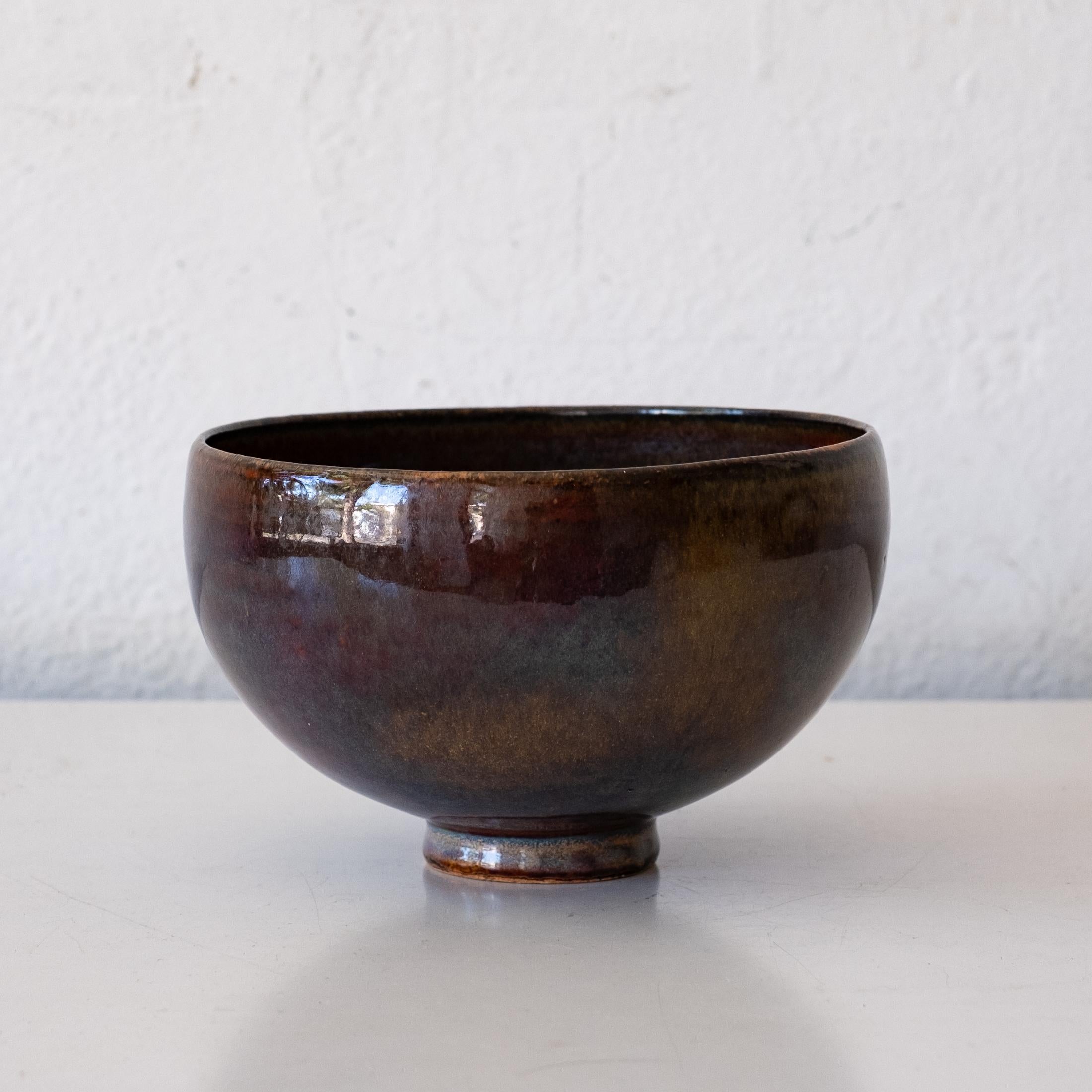 Early Ceramic Bowl by Edwin and Mary Scheier For Sale 1