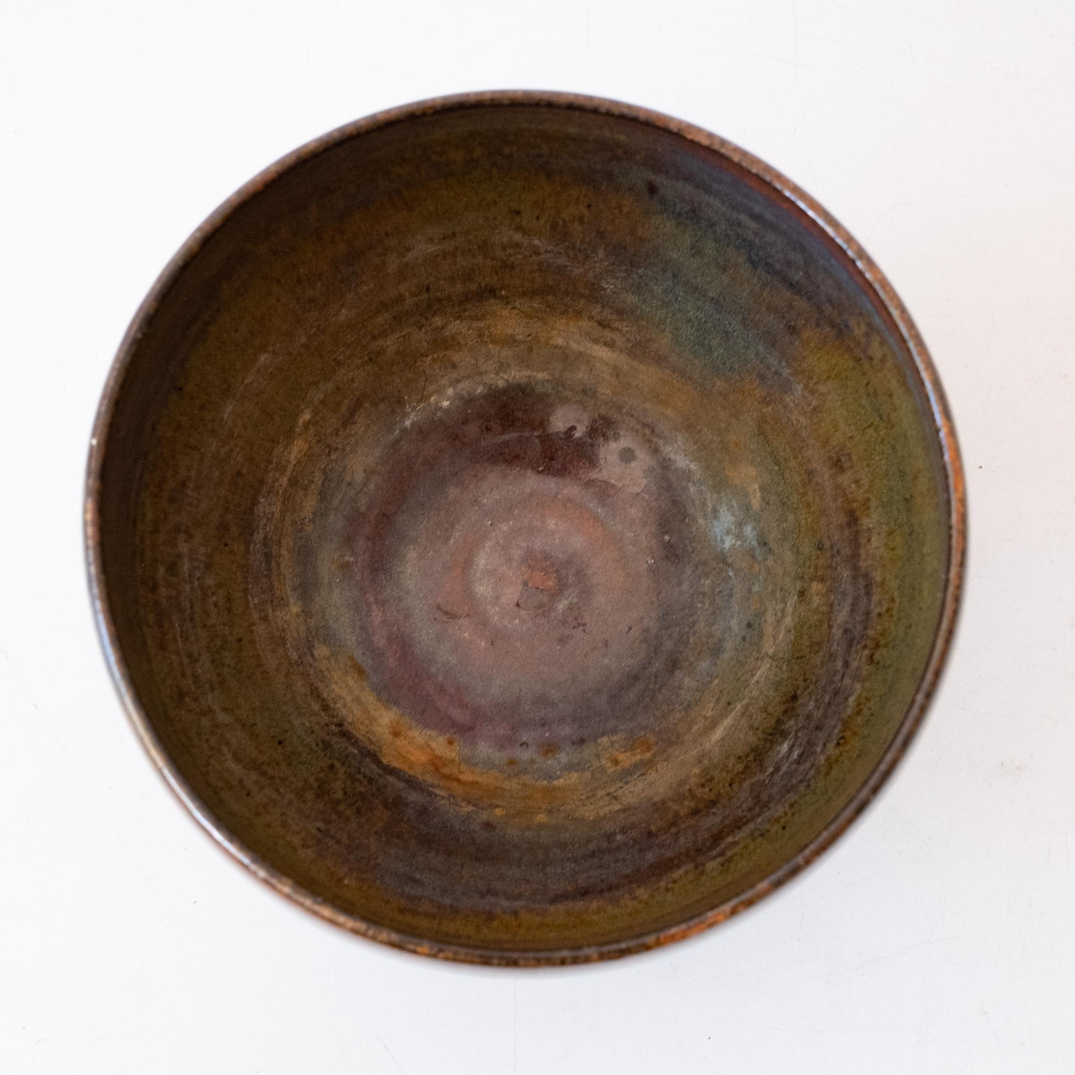 Early Ceramic Bowl by Edwin and Mary Scheier For Sale 2
