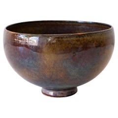 Early Ceramic Bowl by Edwin and Mary Scheier
