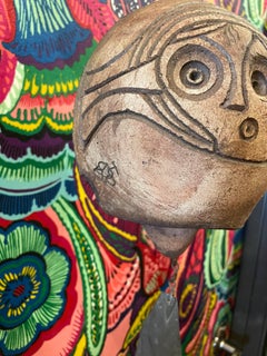 Early Ceramic Cosanti Bell by Paolo Soleri, 1950s