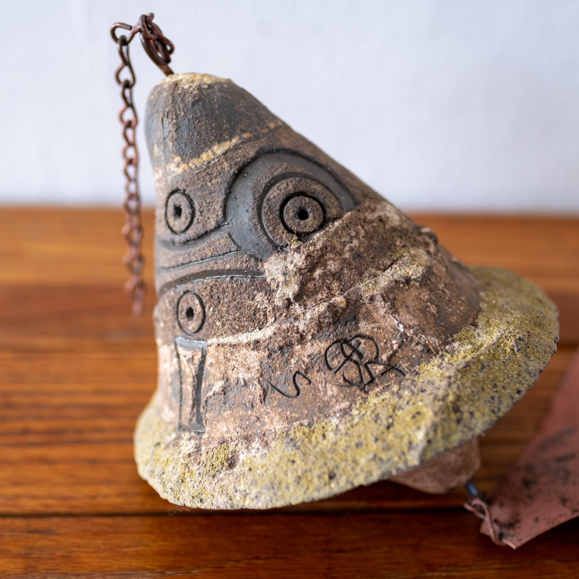 Mid-20th Century Early Ceramic Cosanti Bell by Paolo Soleri, 1950s