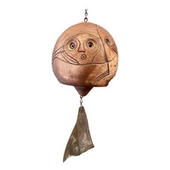 Early Ceramic Cosanti Bell by Paolo Soleri, 1950s