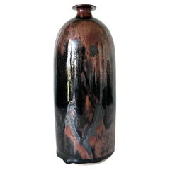 Early Ceramic Vase with Honan Glaze by Brother Thomas Bezanson