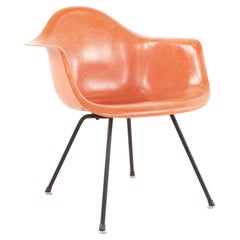 Early Charles and Ray Eames for Herman Miller MCM Orange Fiberglass Shell Chair