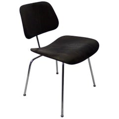 Early Charles and Ray Eames Herman Miller Black Aniline Dye DCM