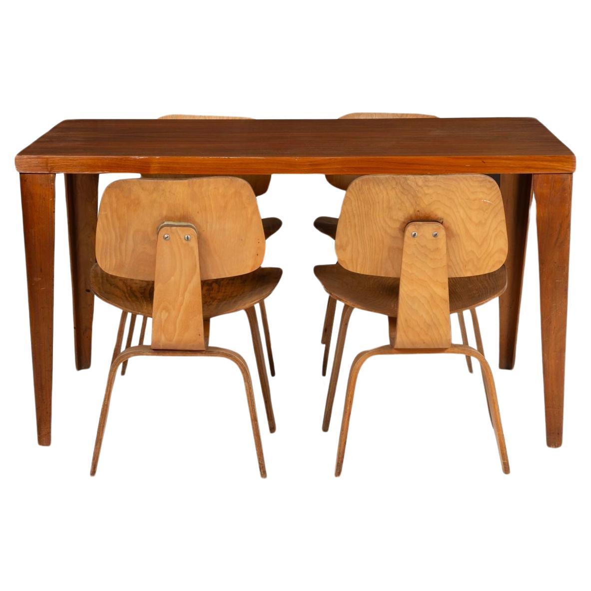 Early Charles Eames Dining Set For Sale