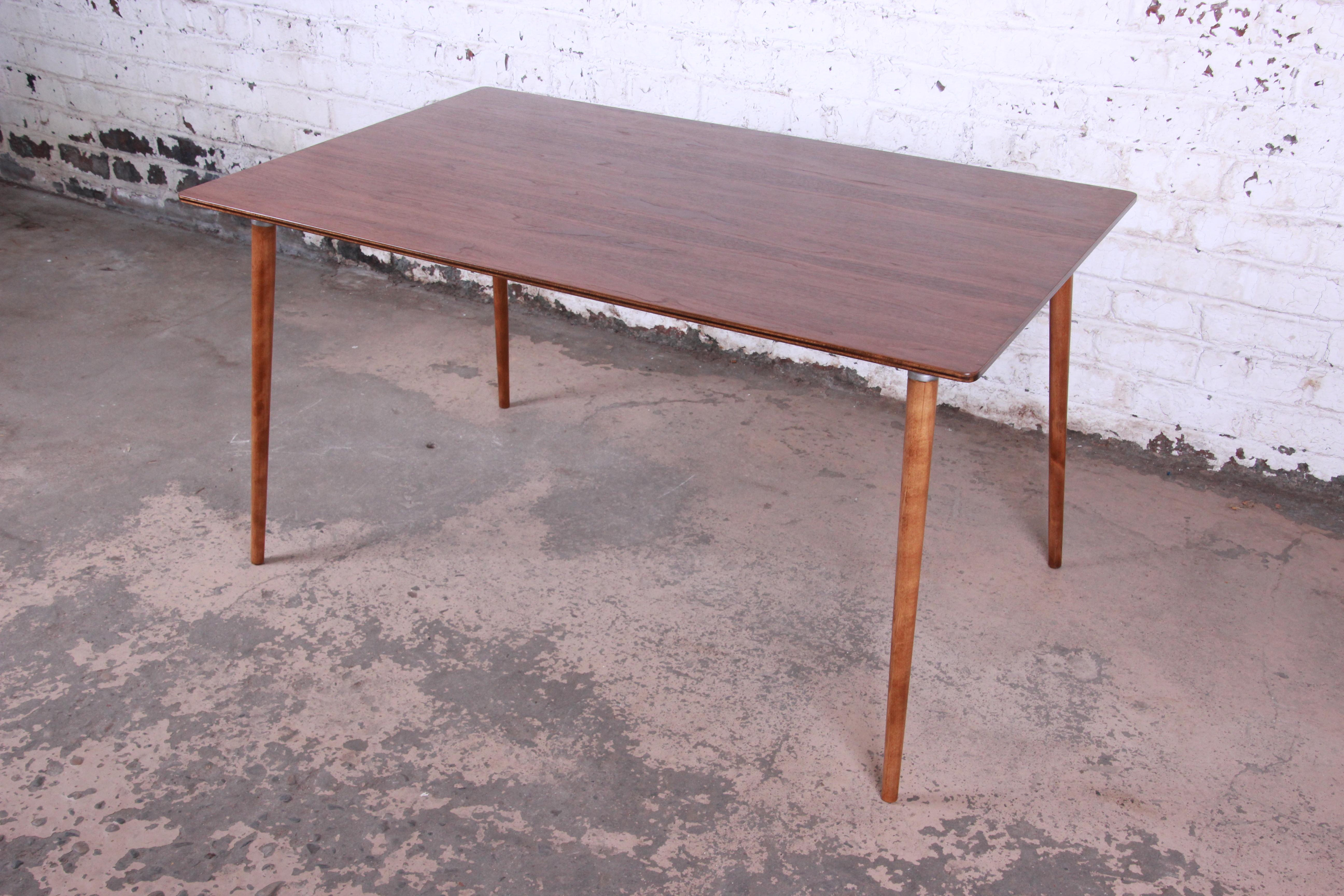 American Early Charles Eames for Herman Miller DTW-3 Dining Table, Newly Restored