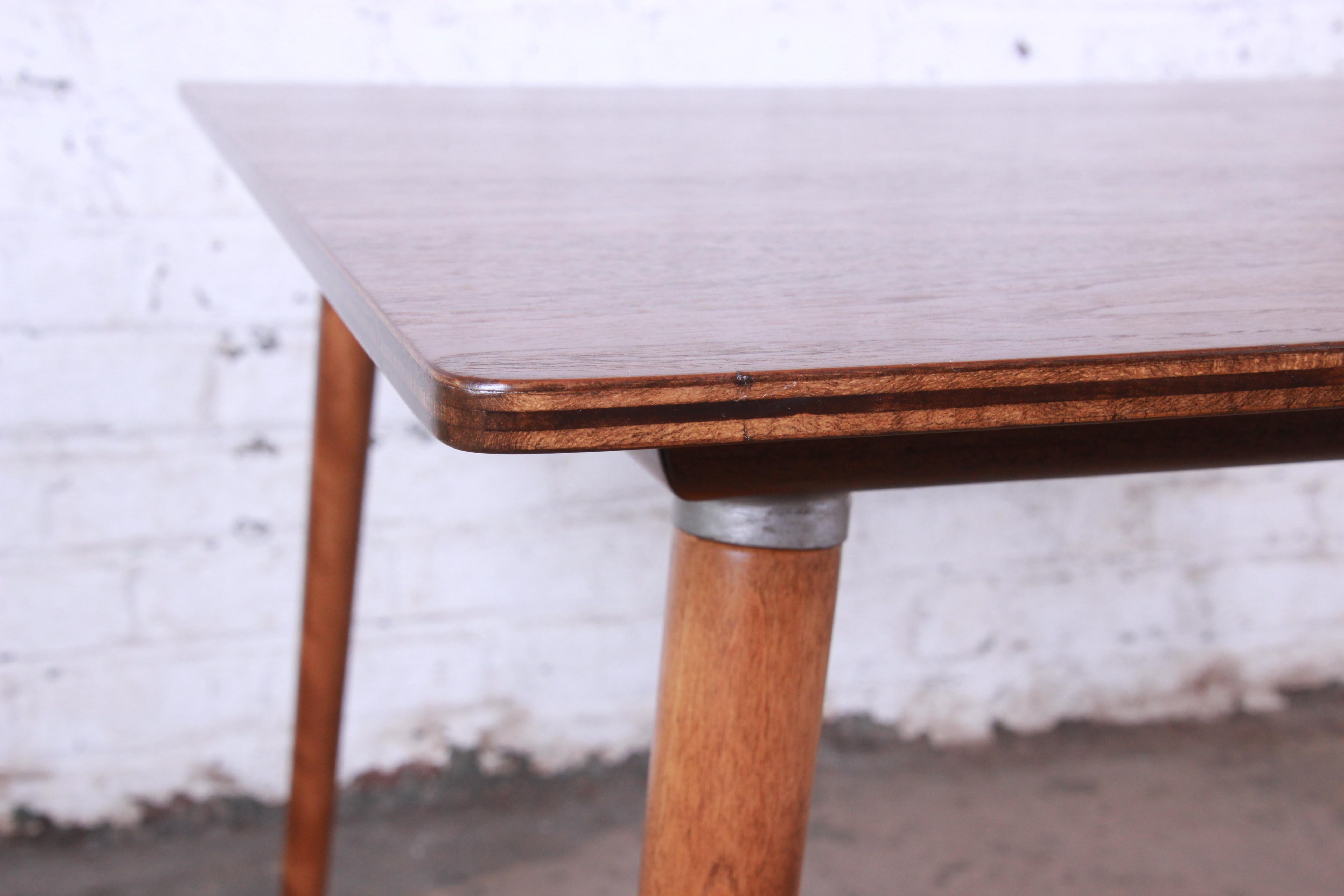 Early Charles Eames for Herman Miller DTW-3 Dining Table, Newly Restored 1