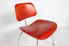 Early Charles Eames for Herman Miller Red Aniline DCM