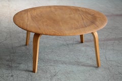 Early Charles Eames Herman Miller Molded Plywood Coffee Table by Evans Products