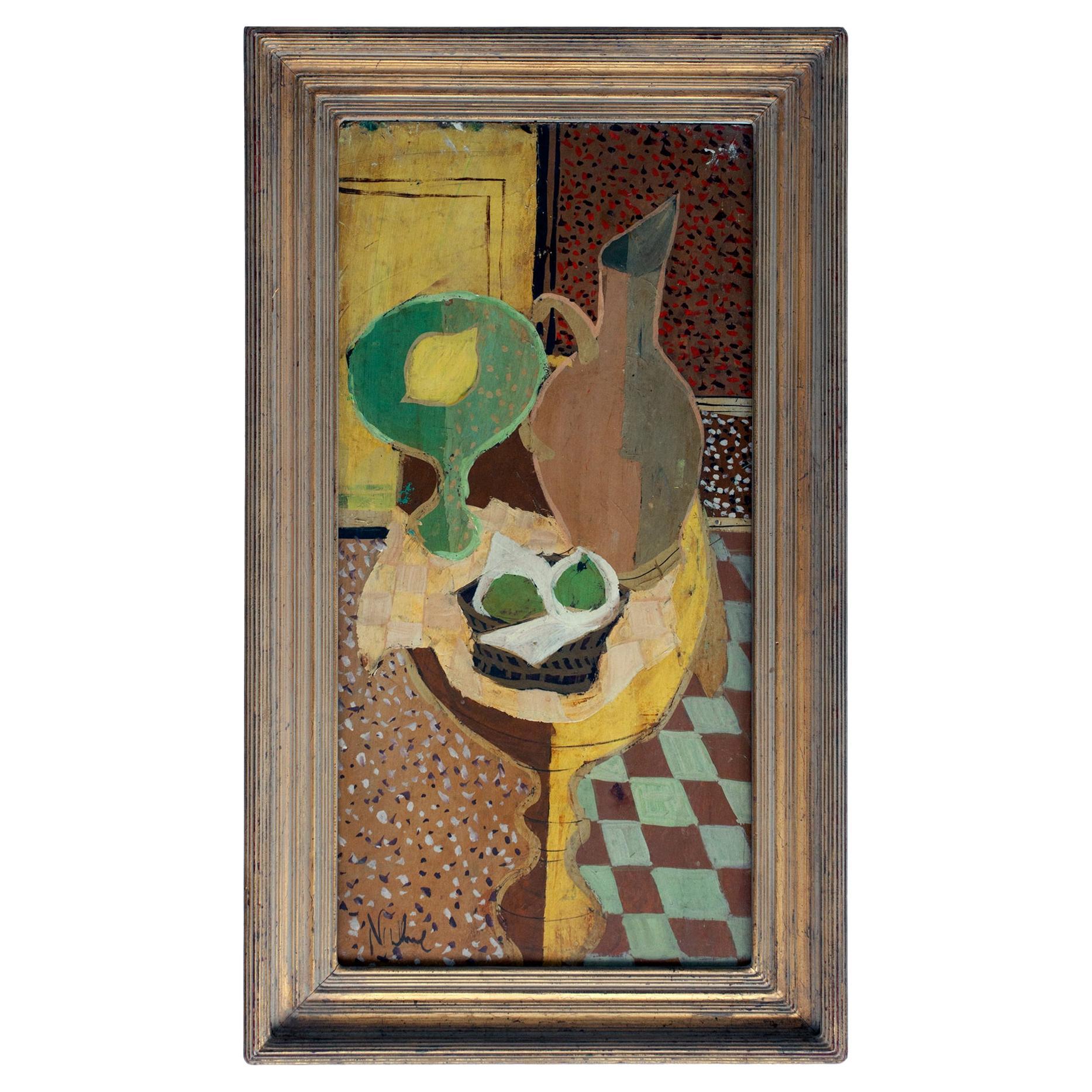 Early Charles Levier Cubist Painting For Sale