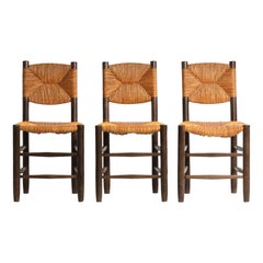 Chaises « Bauche » de Charlotte Perriand, modèle 19, France, années 1950
