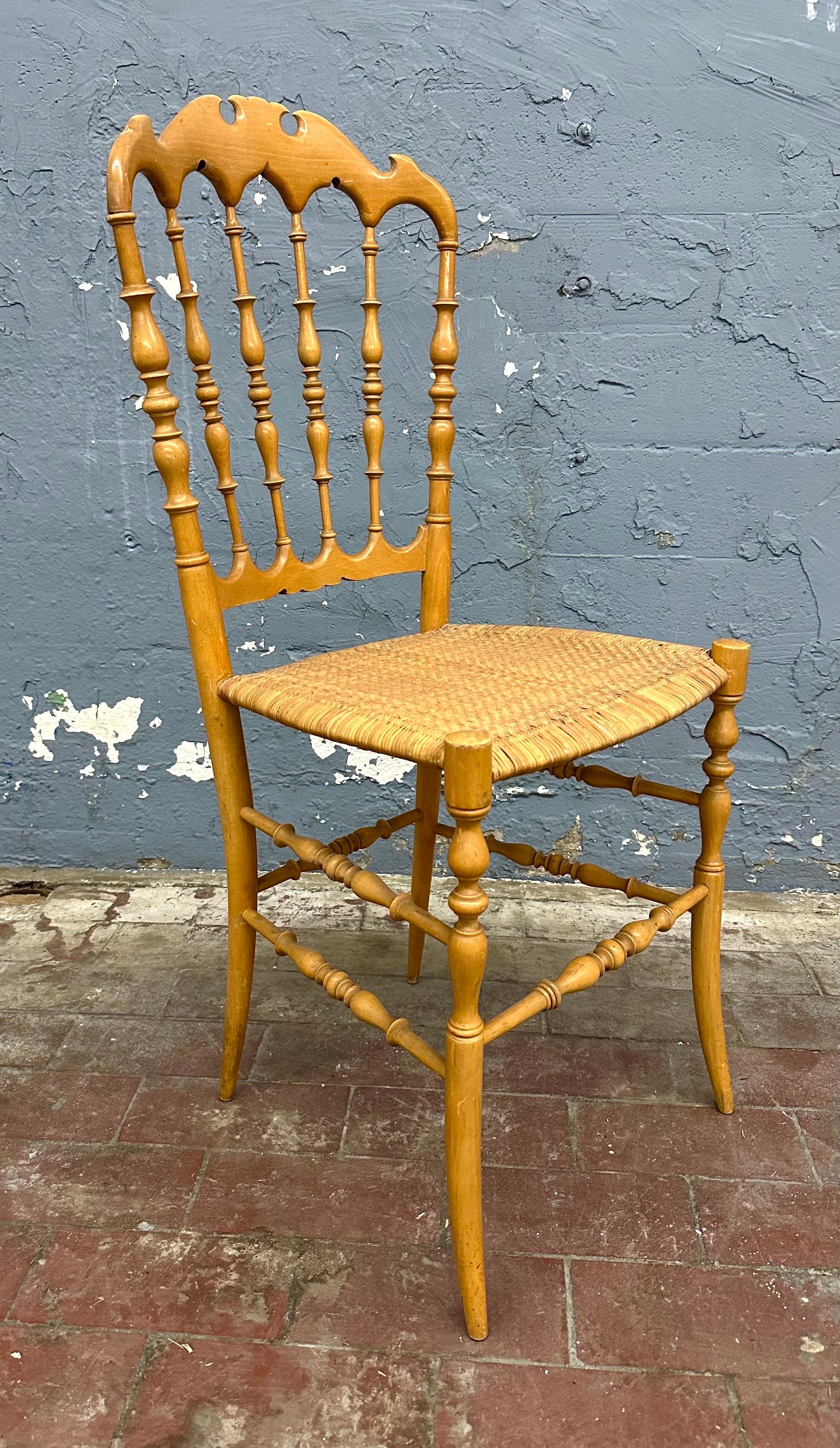 Early Chiavari Chair In Good Condition For Sale In Brooklyn, NY