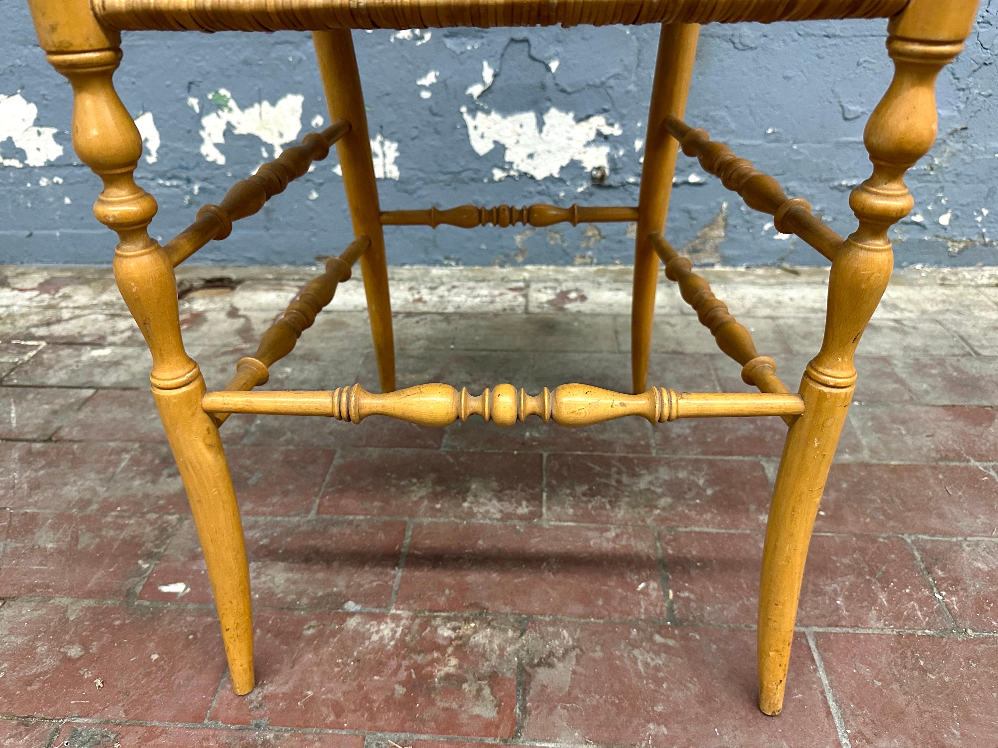 Fruitwood Early Chiavari Chair For Sale