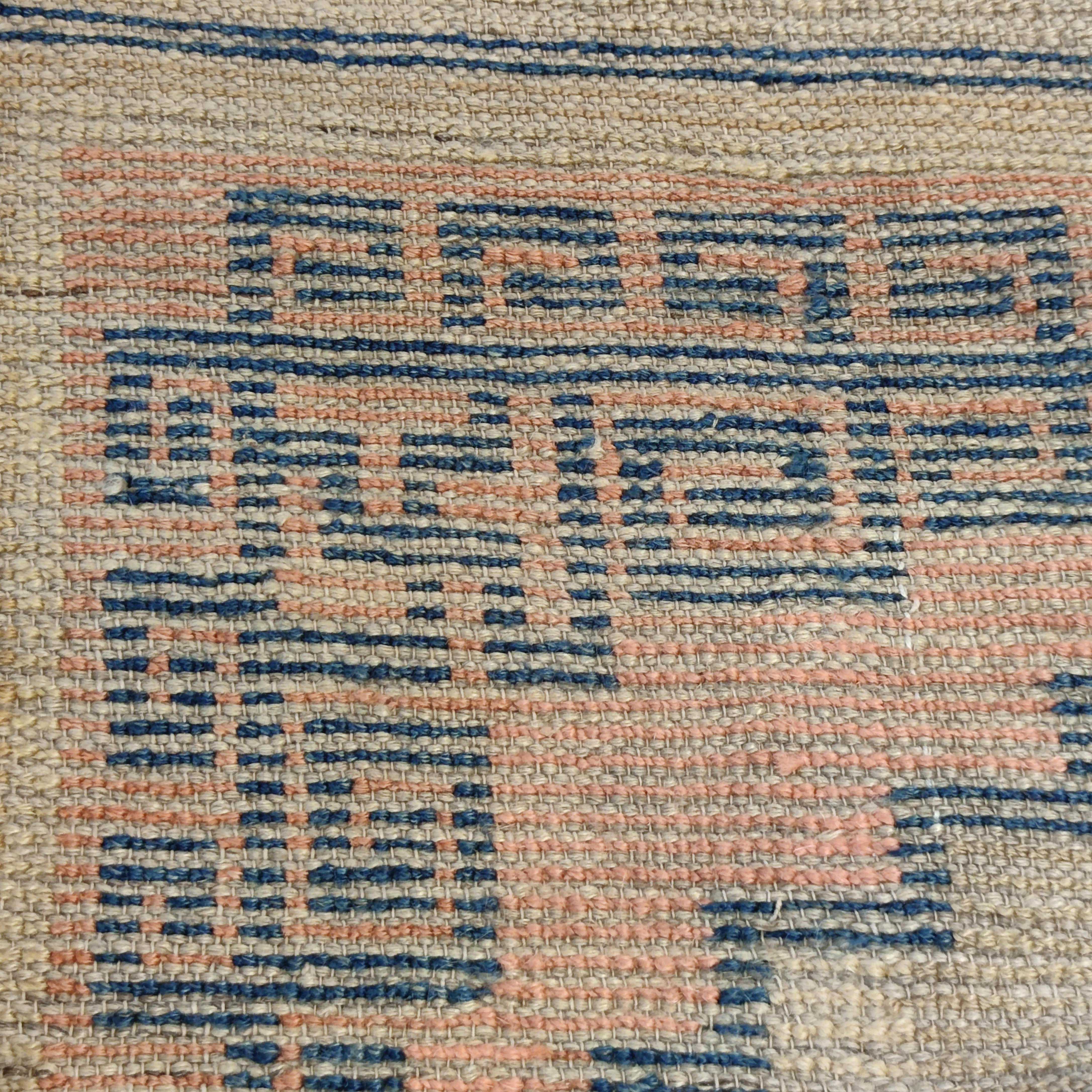 Früher chinesischer Ningxia-Teppich aus der Kangxi-Periode '1662-1722' mit blühenden Palmetten im Angebot 3