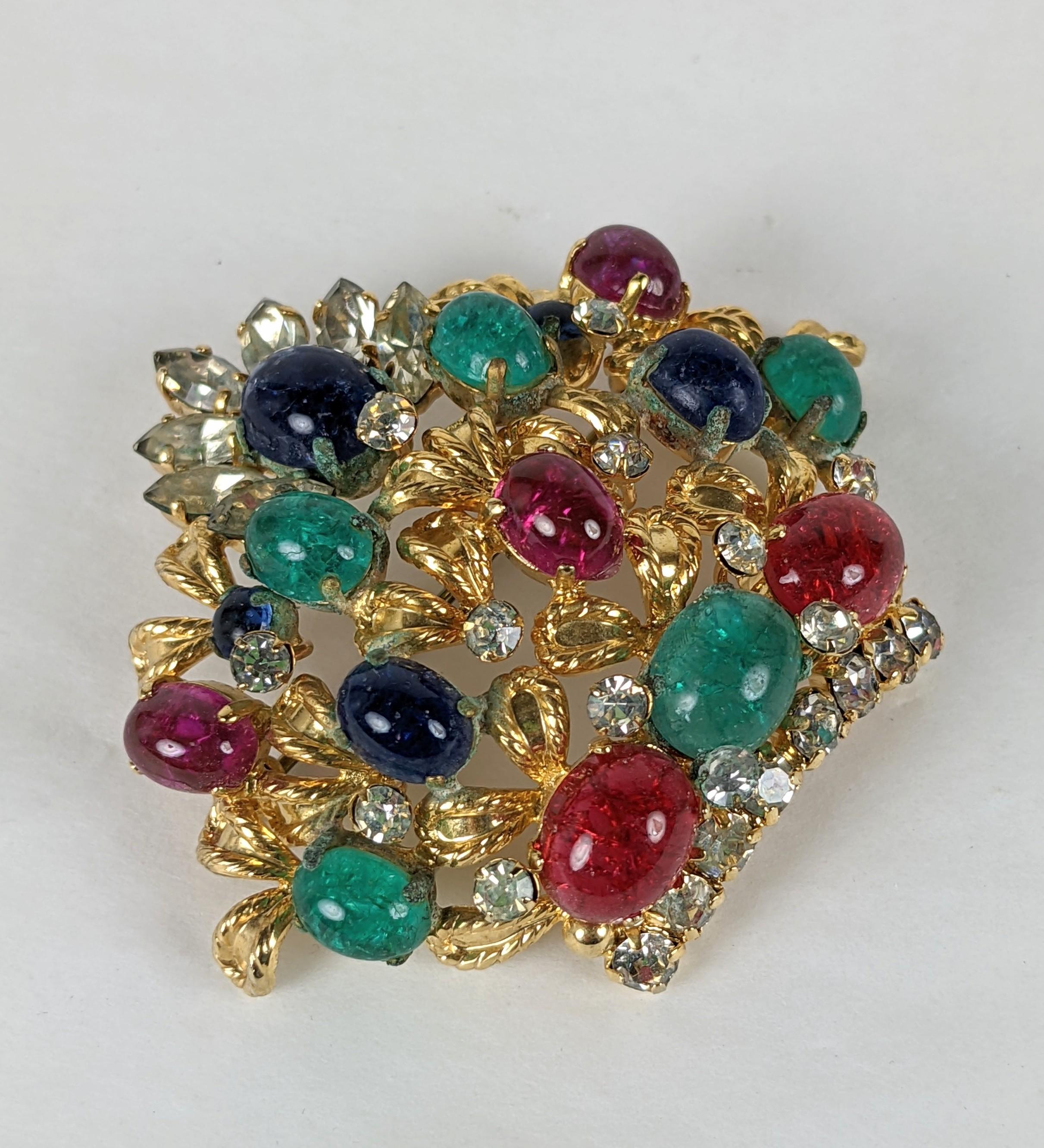 Women's or Men's Early Christian Dior Crown Brooch For Sale