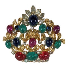 Frühe Christian Dior Kronenbrosche