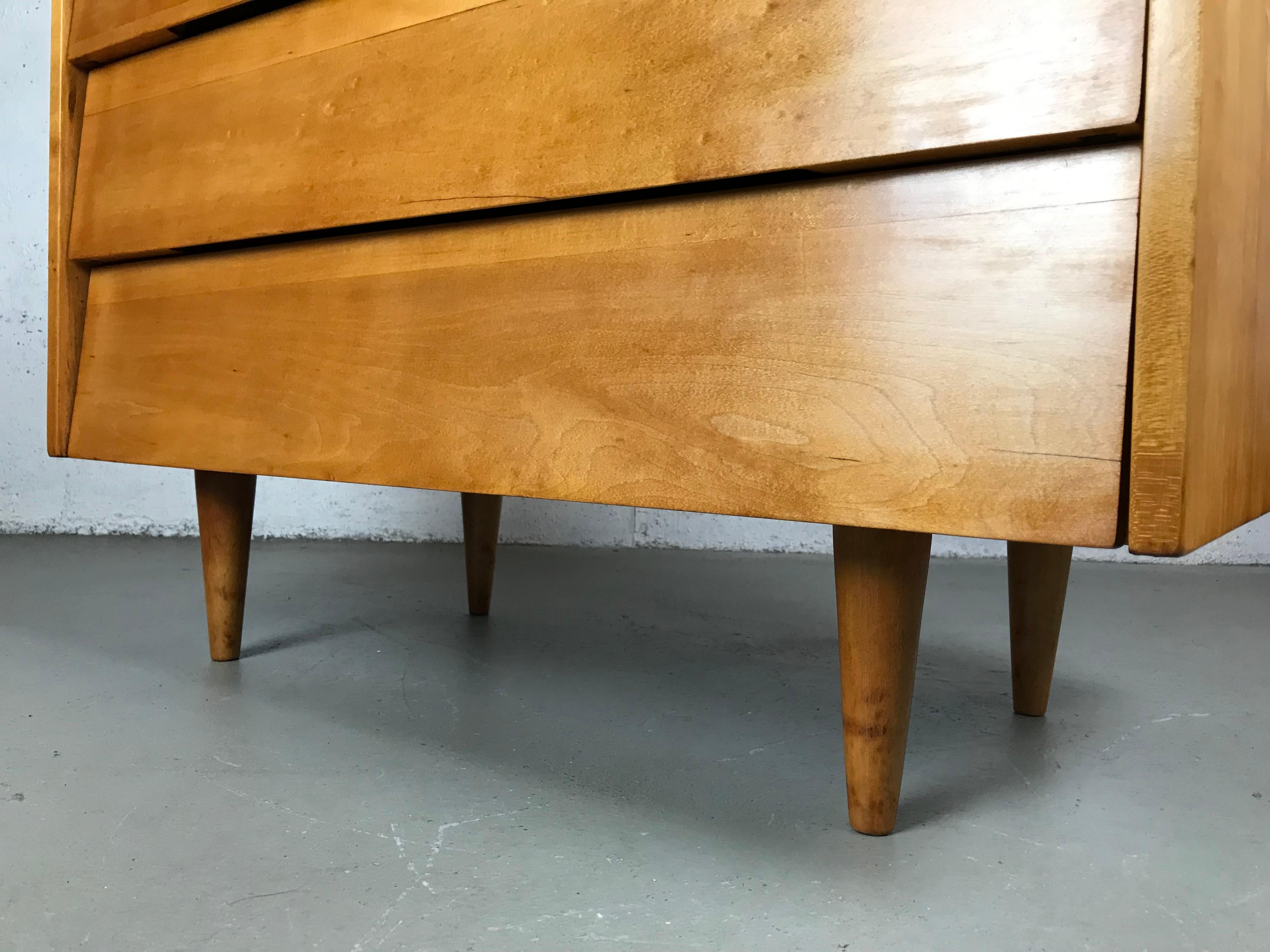 Early Classic Dresser Chest in Birch by Florence Knoll for Knoll Associates 3