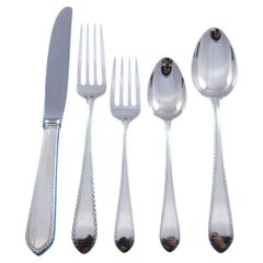 Juego de Cubiertos de Plata de Ley Early Colonial by Lunt Para 6 Servicio 35 Piezas