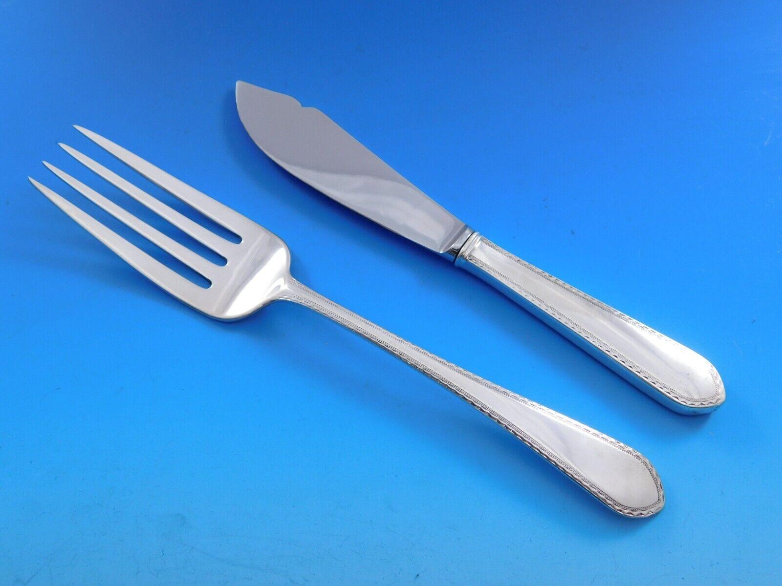 Juego de Cubiertos Early Colonial by Lunt Sterling Silver Para 6 Servicio 36 Piezas en venta 3
