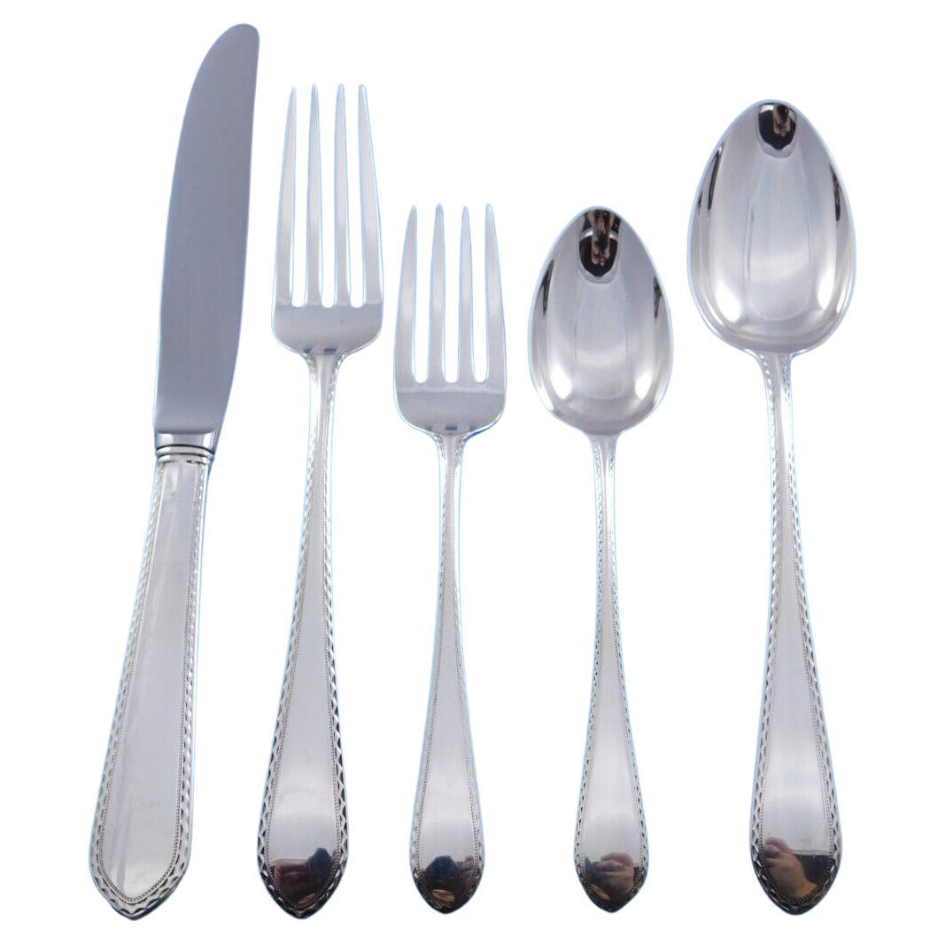 Service de couverts pour 6 en argent sterling Early Coloni by Lunt 36 Pieces en vente