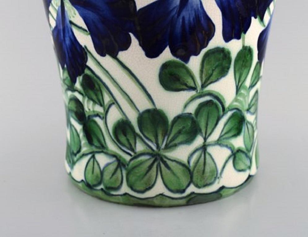Vaso colossale di allumina in faience, inizio XX secolo in vendita 1