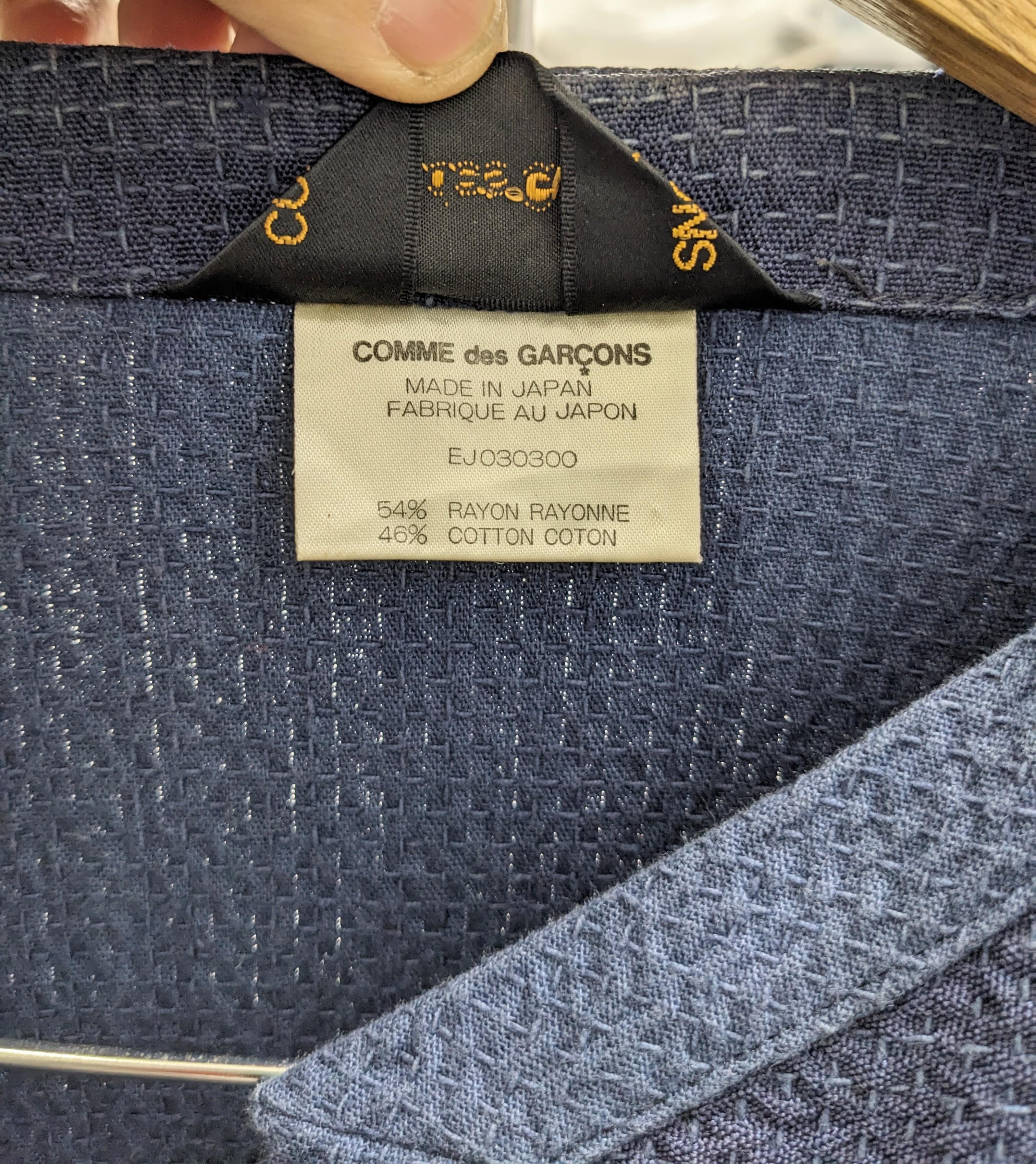 Coates in cotone dei primi anni di vita di Comme des Garcons in vendita 13