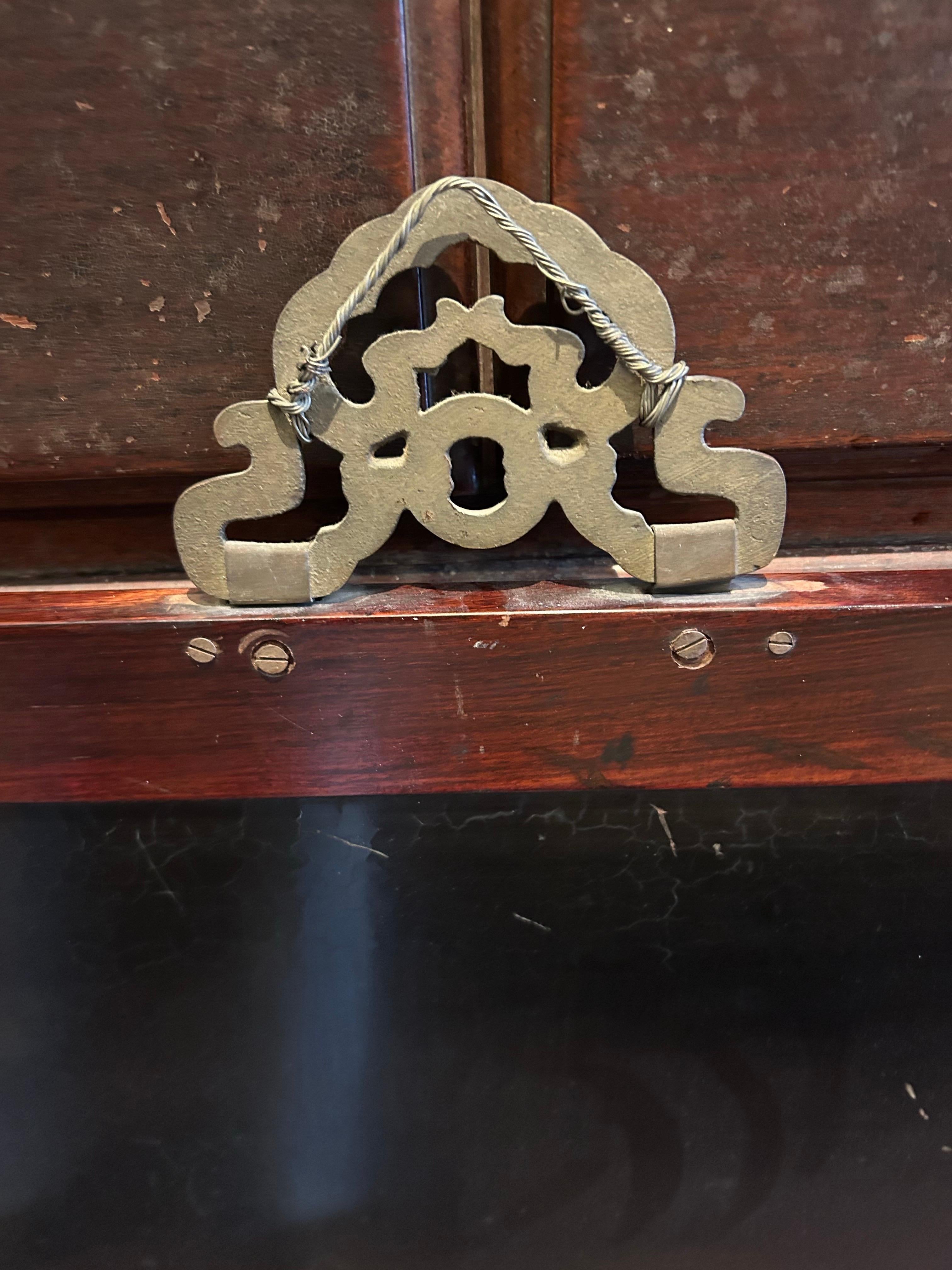 Early Communist Era Signed Chinese Plaque With Jade Carvings &  Rosewood Frame For Sale 9
