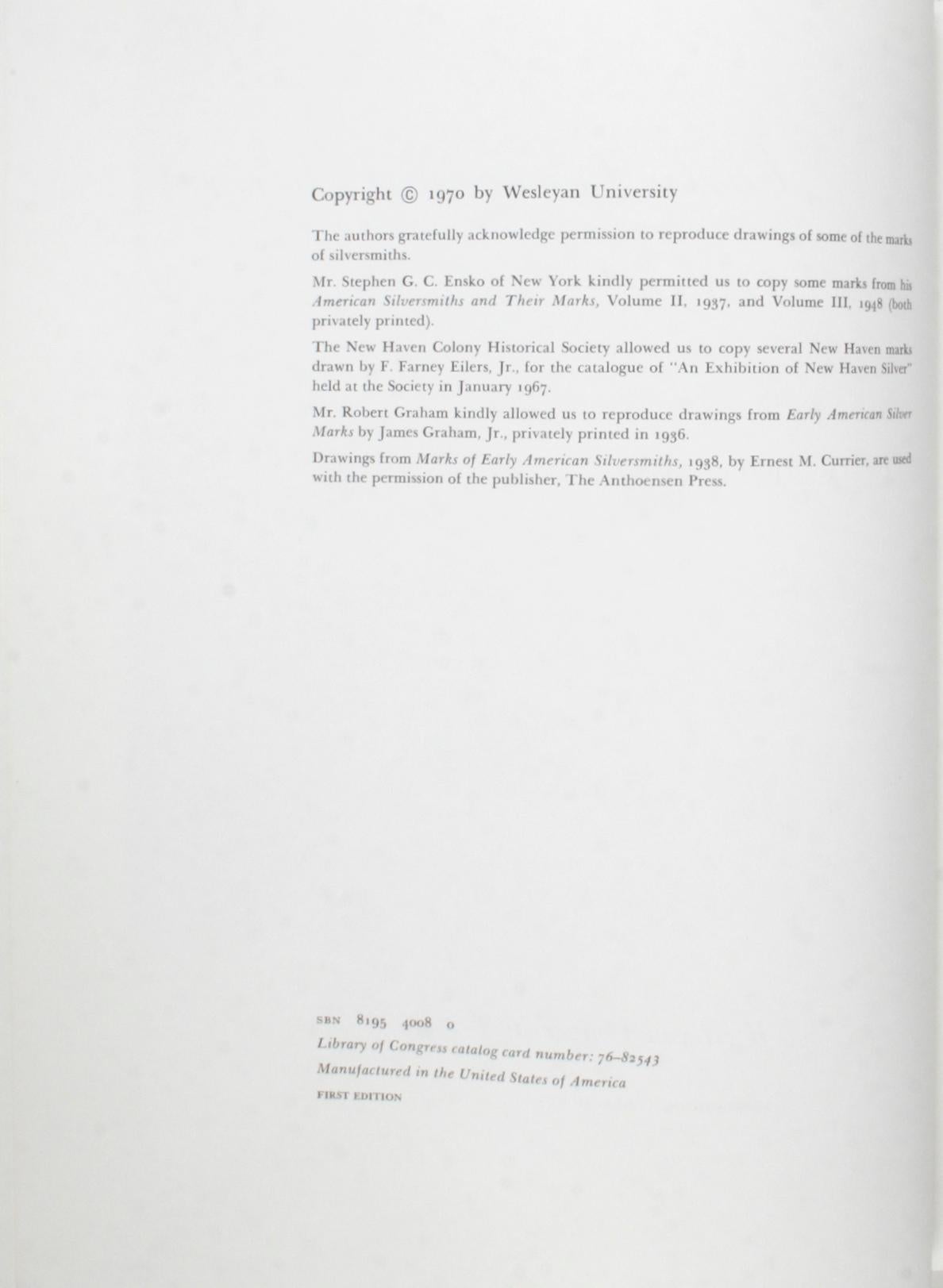 Argent du début du Connecticut, 1700-1840, première édition en vente 9