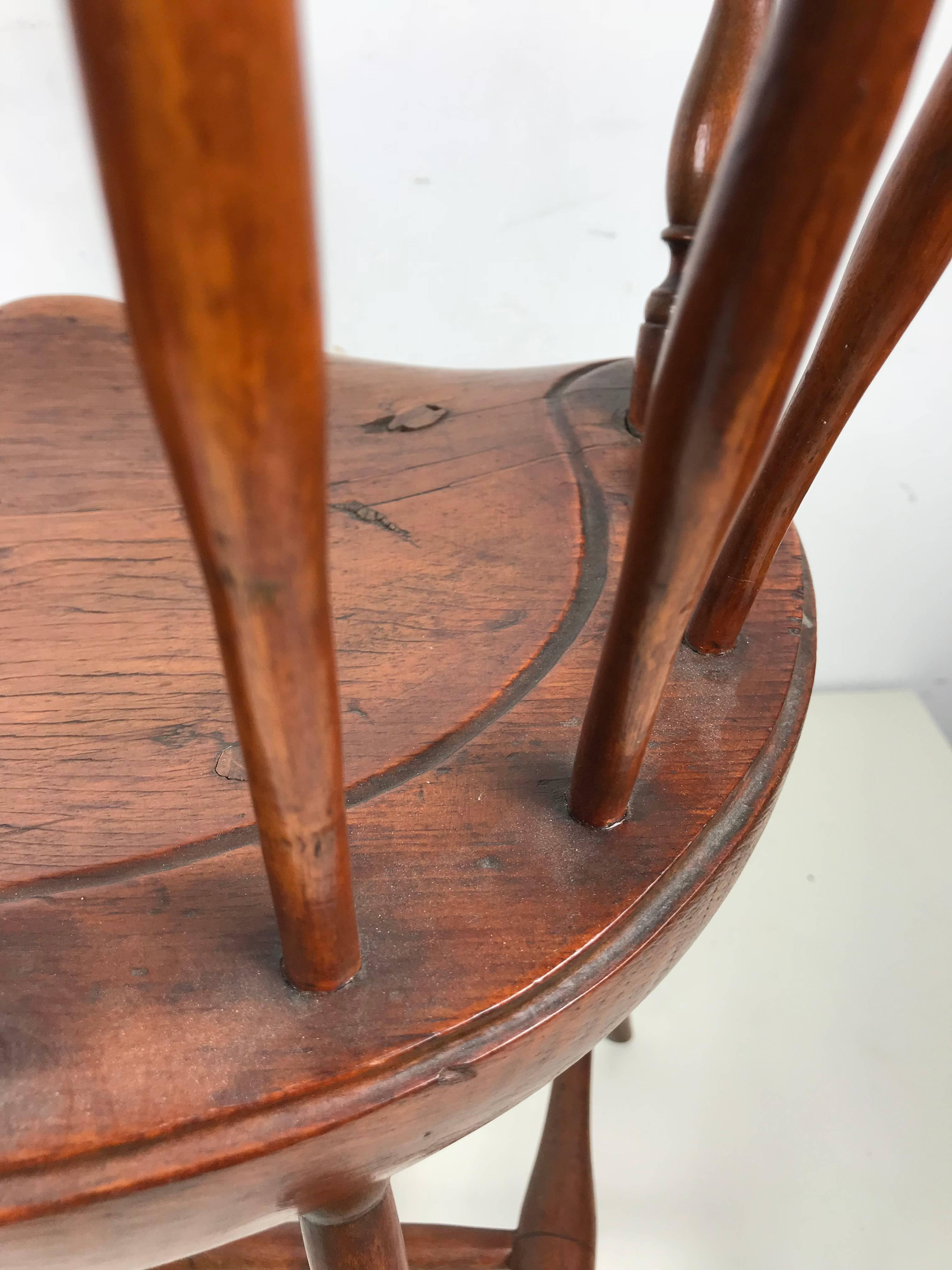 Early Continuous Windsor Chair Attributed to Ebenezer Lacy, circa 1780 3