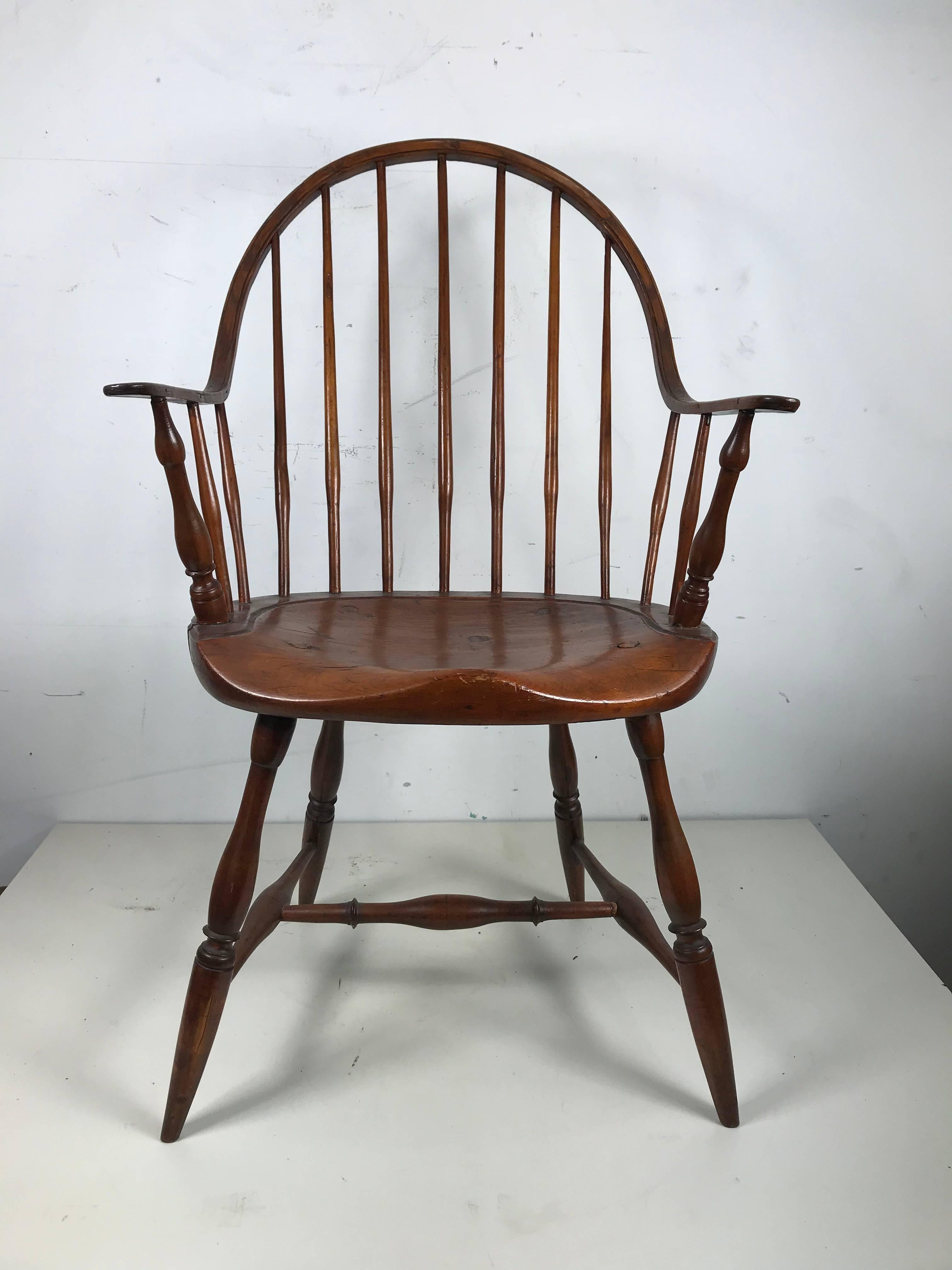 Early Continuous Windsor Chair Attributed to Ebenezer Lacy, circa 1780 1