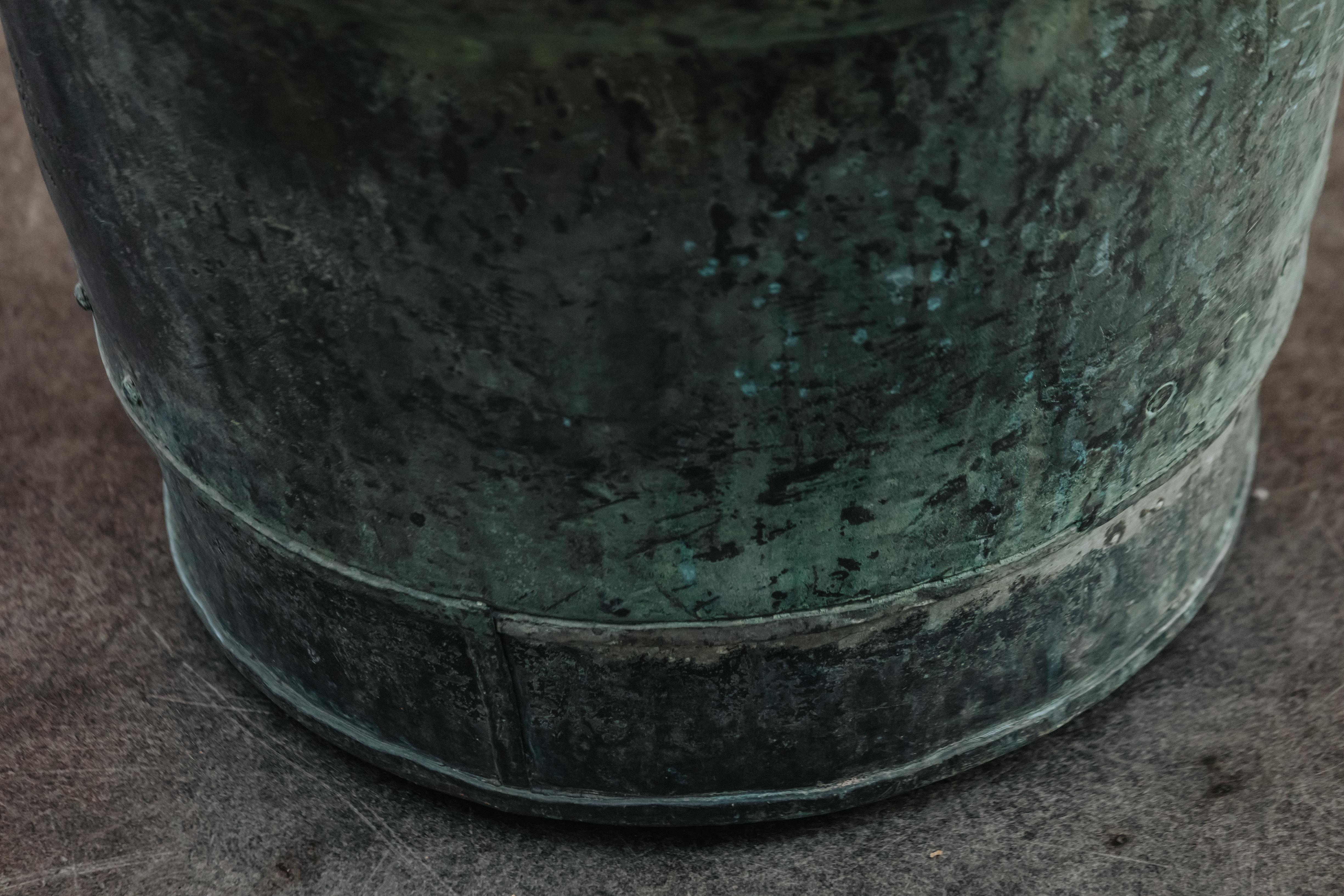 European Early Copper Barrel From Sweden, Circa 1800 For Sale