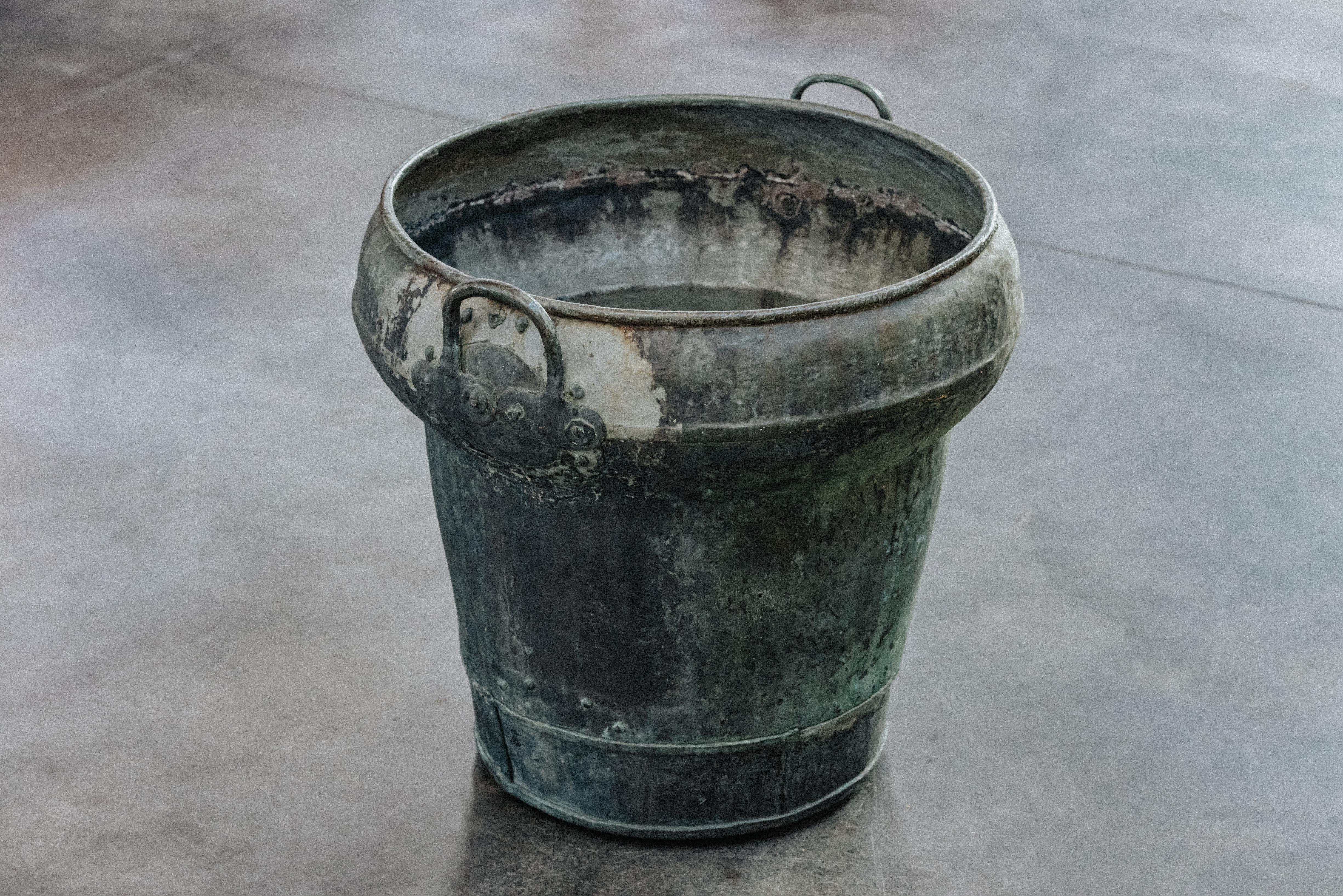 Early Copper Barrel From Sweden, Circa 1800 1