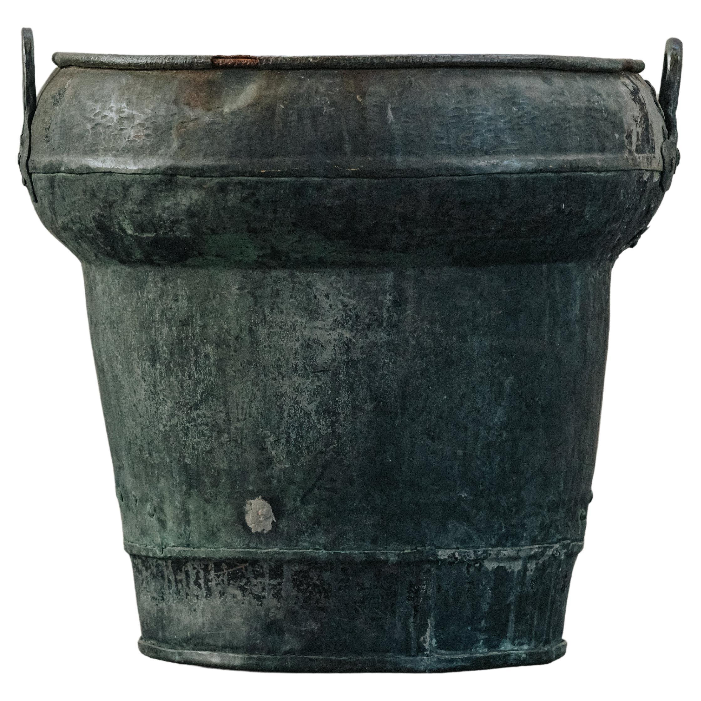 Early Copper Barrel From Sweden, Circa 1800 For Sale