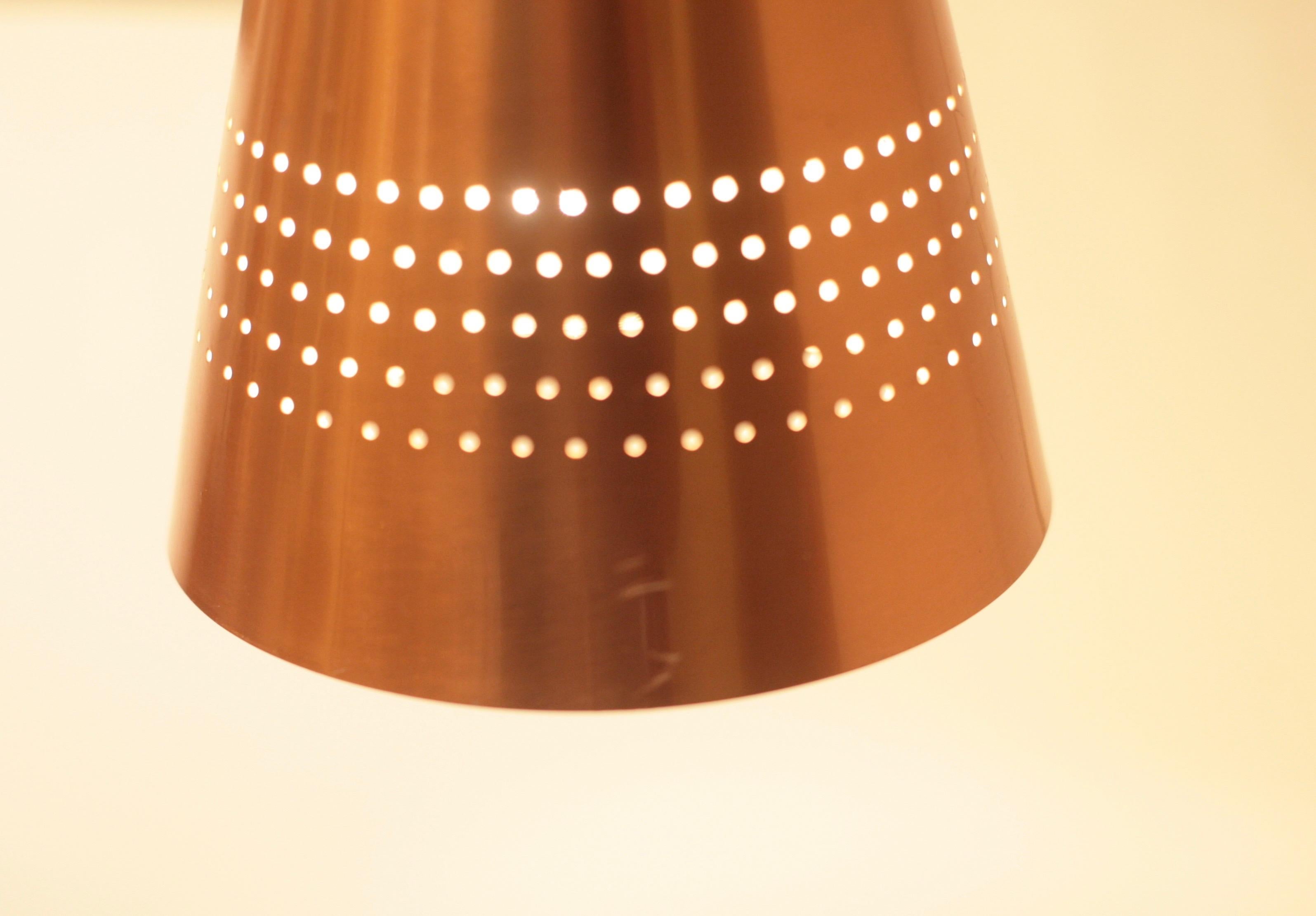 Copper Early copper wall lamp by Hans-Agne Jakobsson For Sale