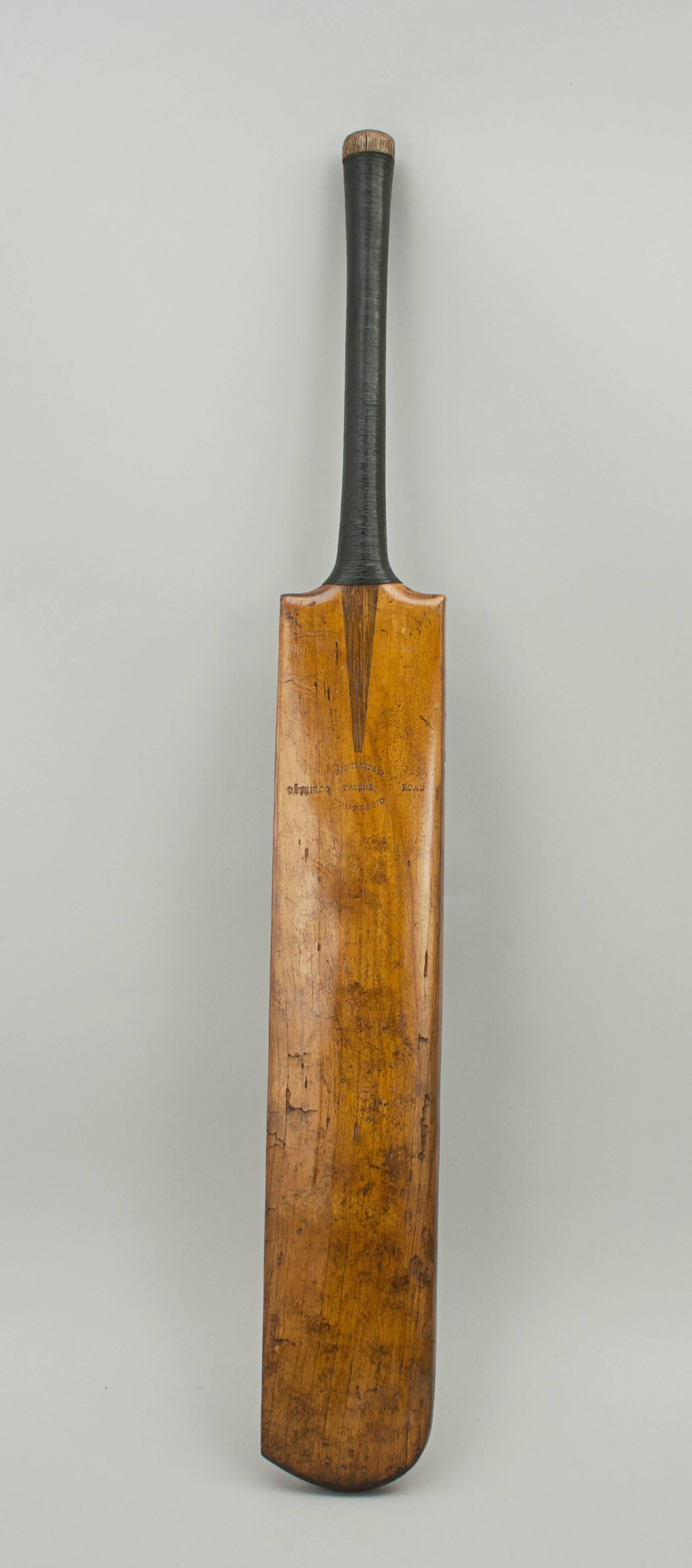 English Early Cricket Bat