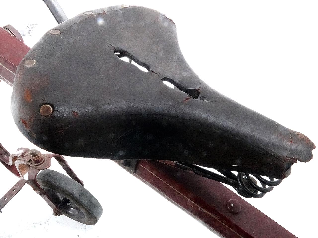 Legno Early Custom Made Circus Clown Sea-Saw Bicycle in vendita