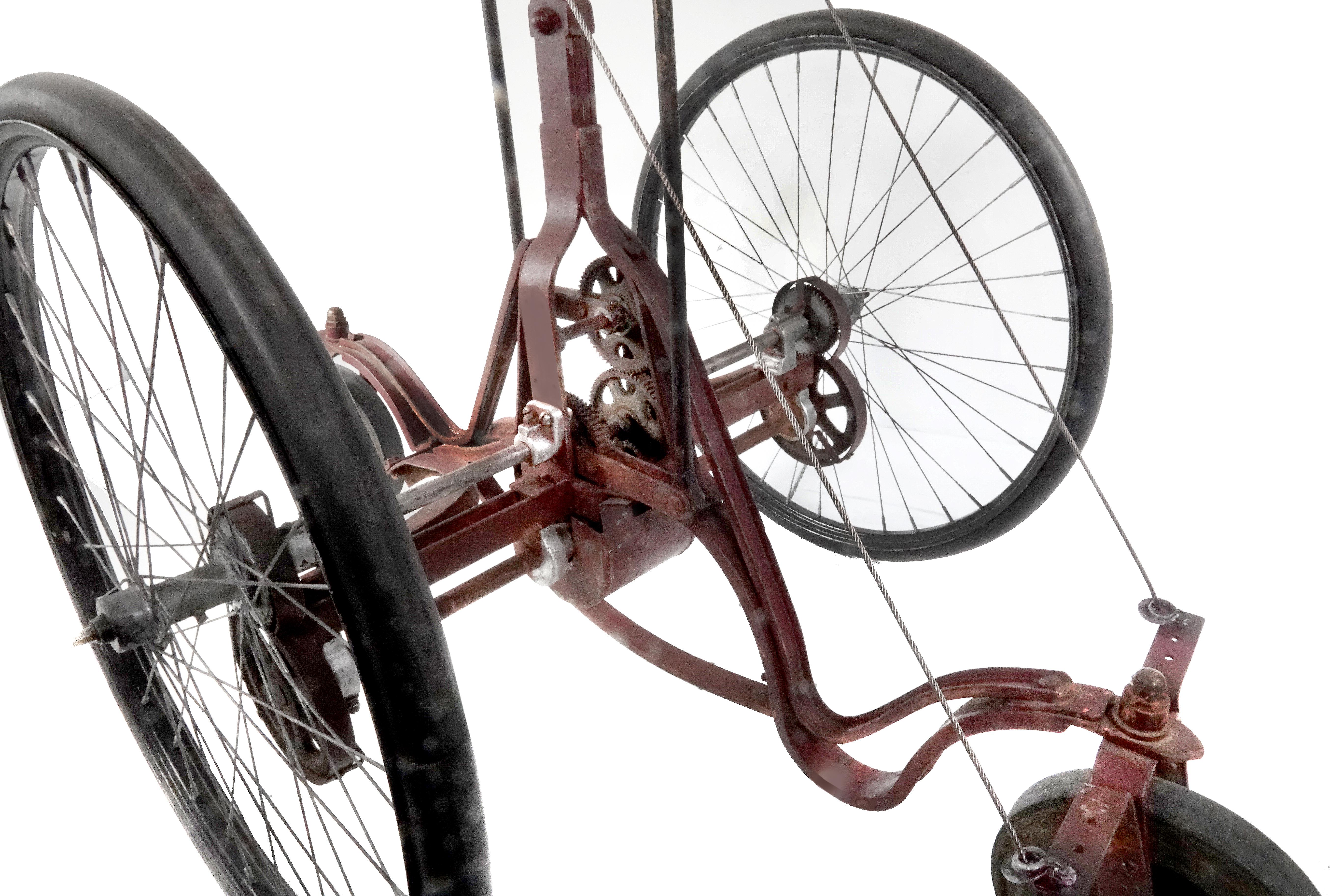 Early Custom Made Circus Clown Sea-Saw Bicycle in vendita 3