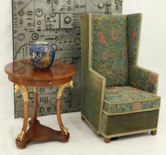 Sillón Danés Art Decó Aage Hansen con Respaldo Alto Principios del Modernismo